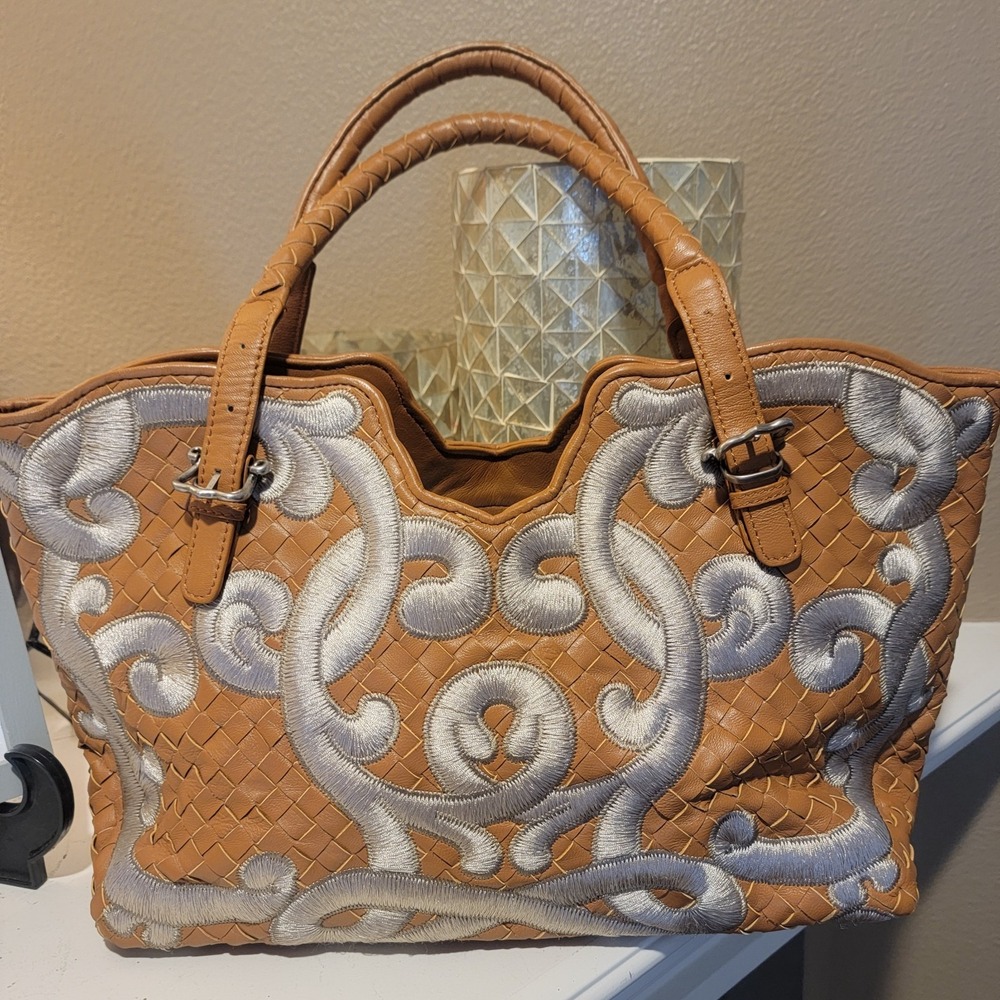 Bottega Veneta Intrecciato leather‎ satchel handbag